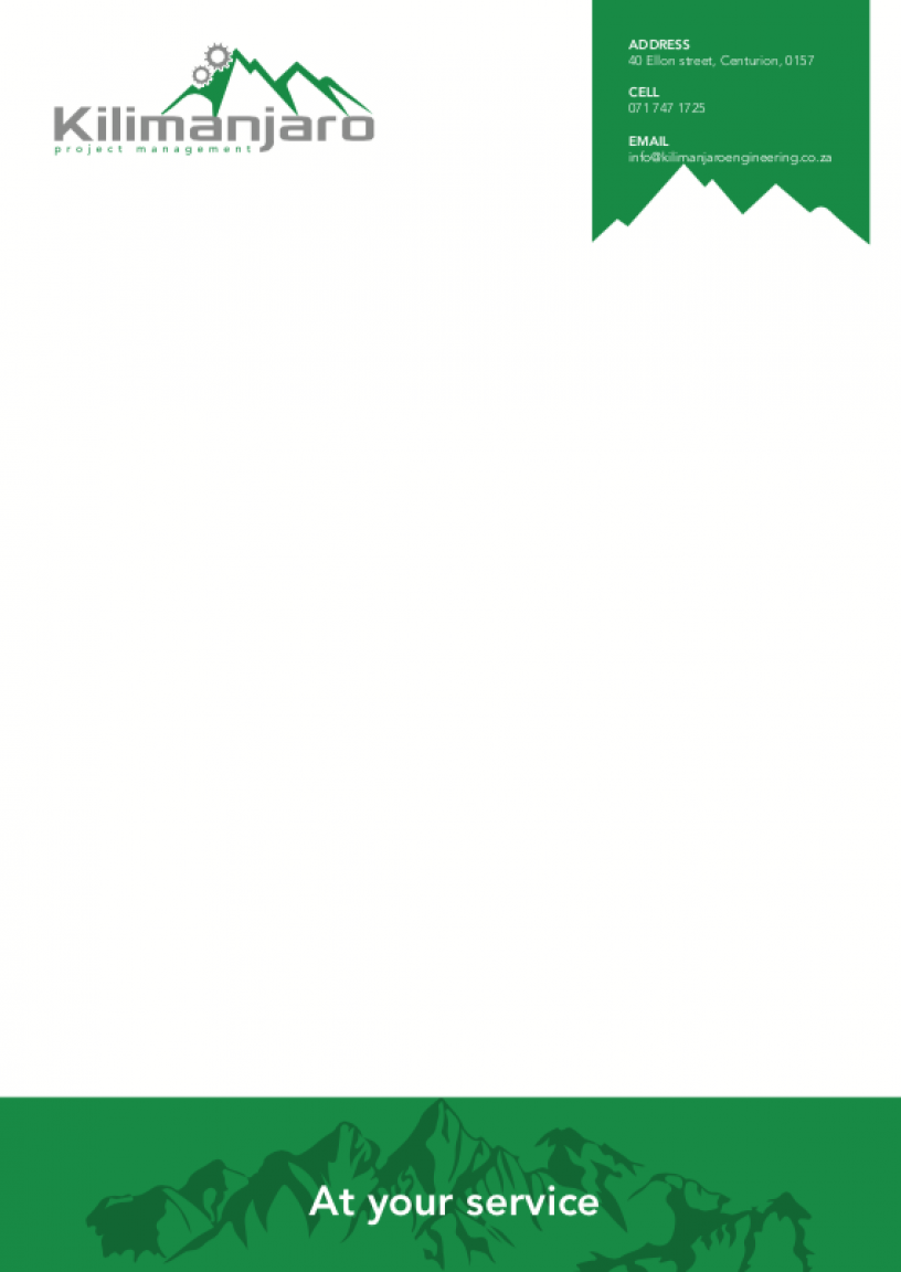 professional letterhead