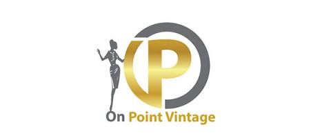 on point vintage logo design