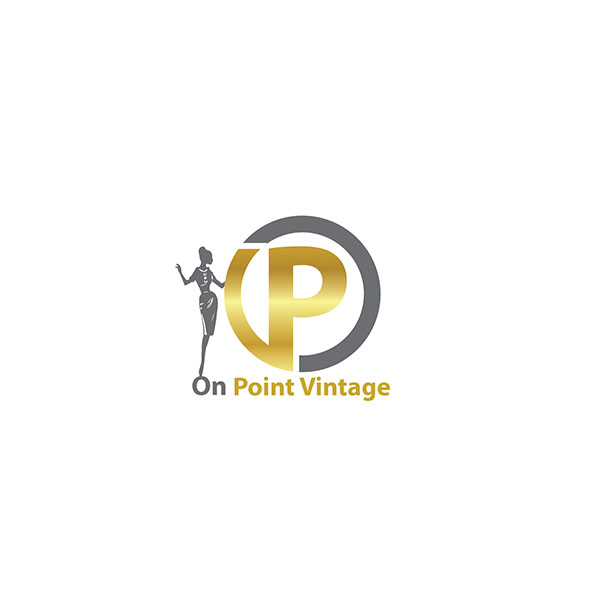 on point vintage logo design