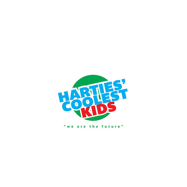 harties coolest kids logo design